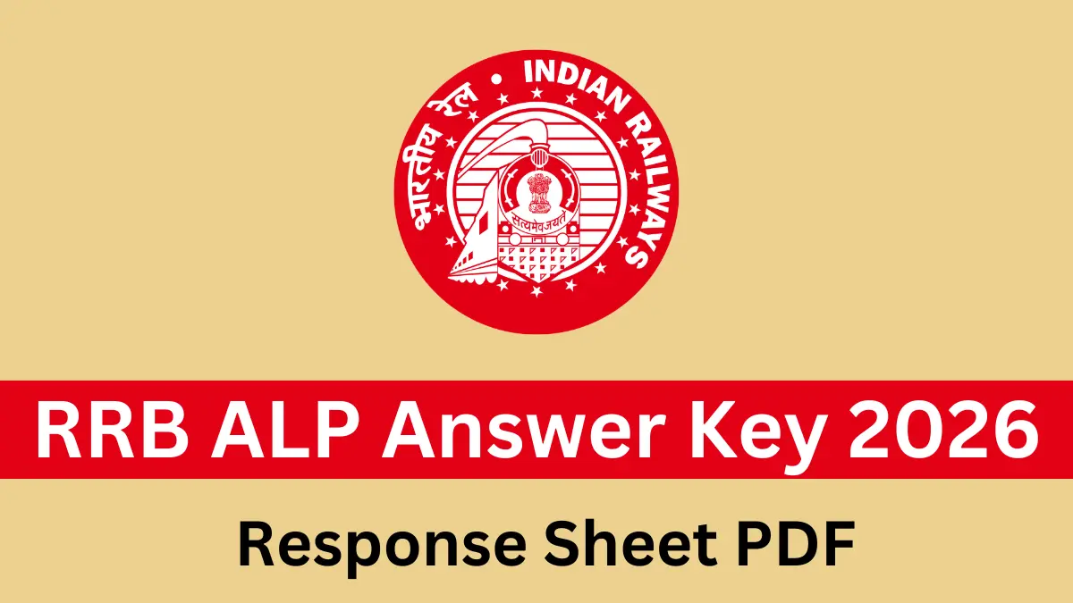 RRB ALP Answer Key 2026 OUT