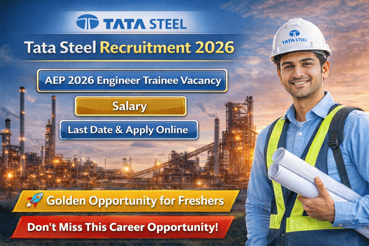 Tata Steel Engineer Trainee Recruitment 2026