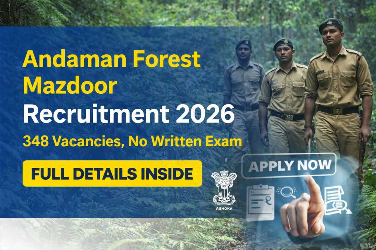 Andaman & Nicobar Islands Forest Department Recruitment 2026