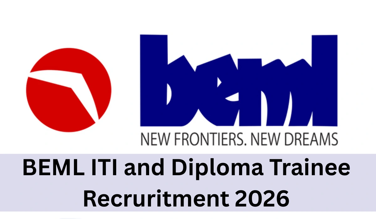 BEML ITI and Diploma Trainee Recruitment 2026