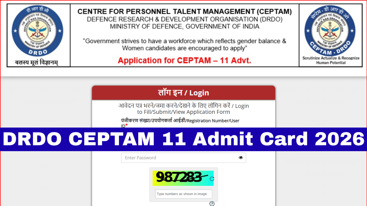 ✅ DRDO CEPTAM-11 STA and Technician 764 Posts Tier-I Exam Admit Card OUT. Download Link Here👇 https://quicksarkari.com/drdo-ceptam-11-sta-and-technician-recruitment/