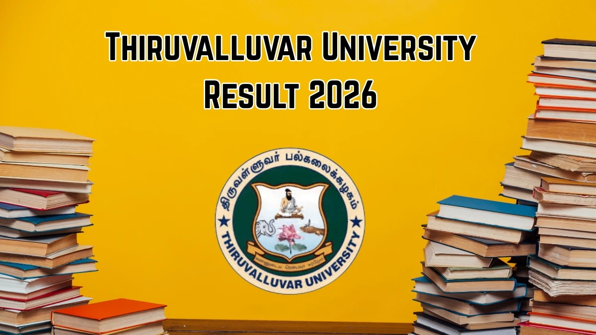 Thiruvalluvar University Result 2026 Out