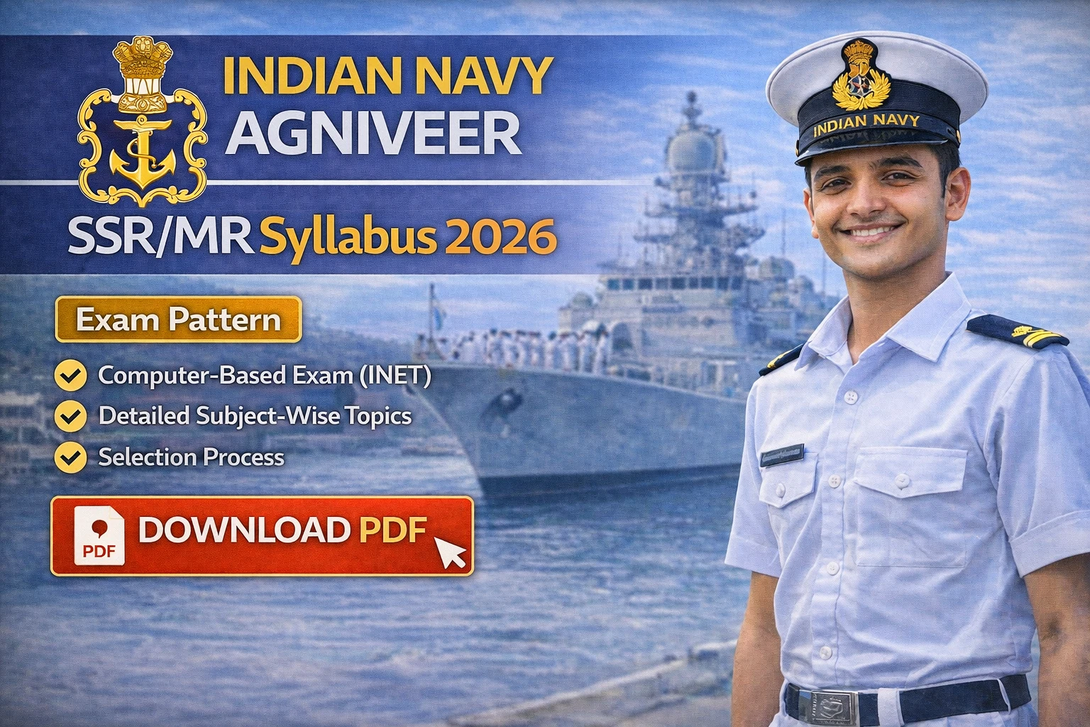 Indian Navy Agniveer SSR/MR Syllabus 2026