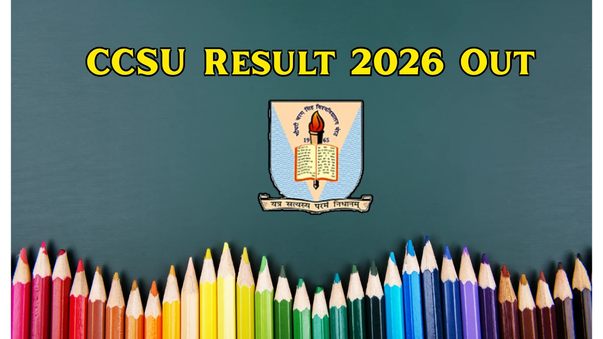 CCS University Result 2026 OUT